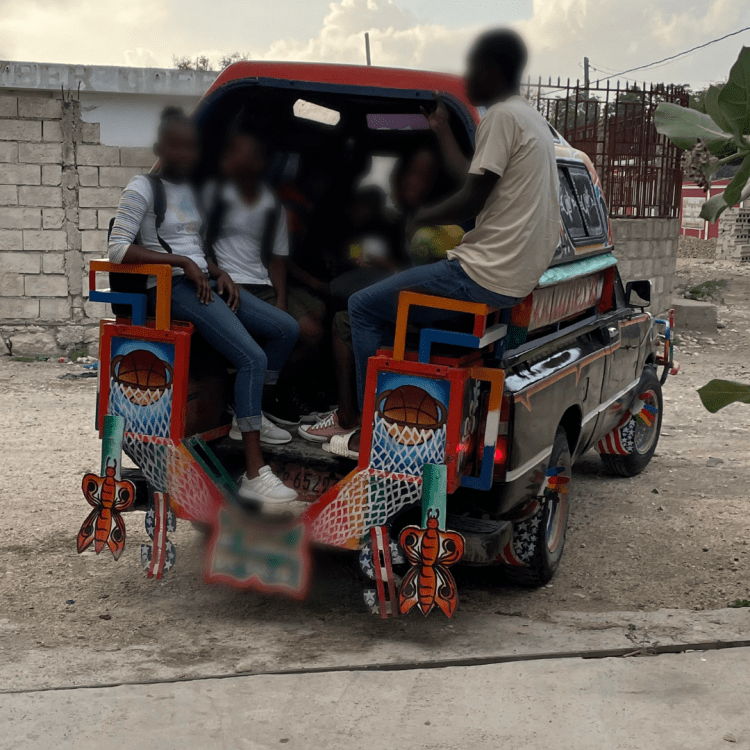 Tap Taps in Haiti