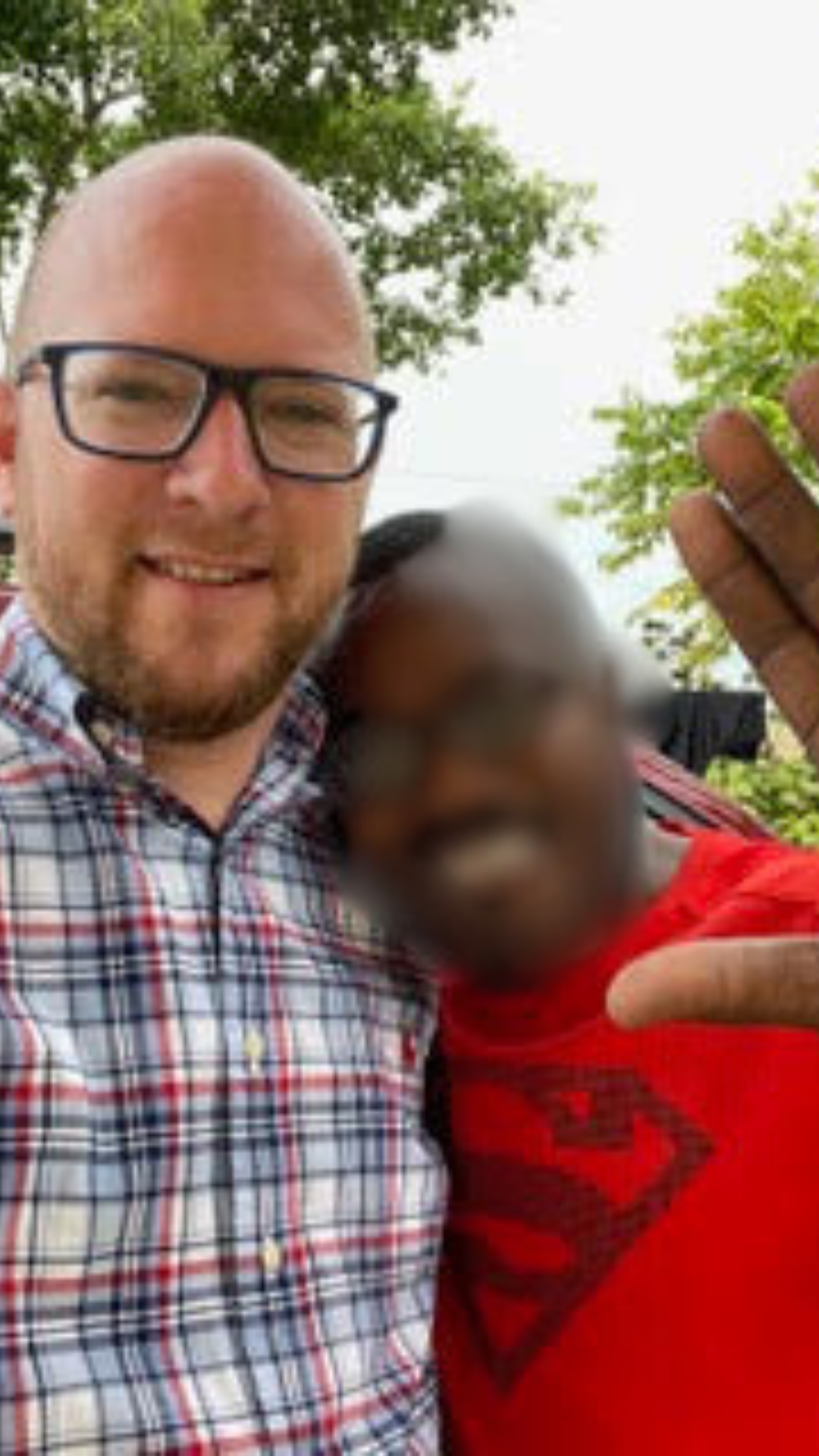 Jesse and Pastor in Haiti